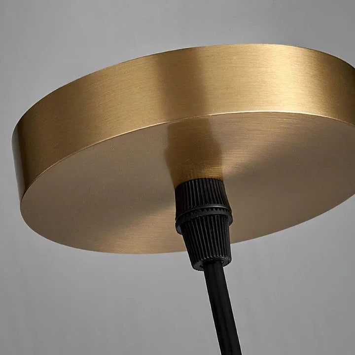 Hanglamp Minimalistisch met Alabasten Cilinderkap en Messing Fitting