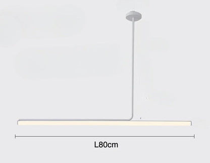 Hanglamp Minimalistisch met LED Lichtbalk en Verstelbare Kleurtemperatuur