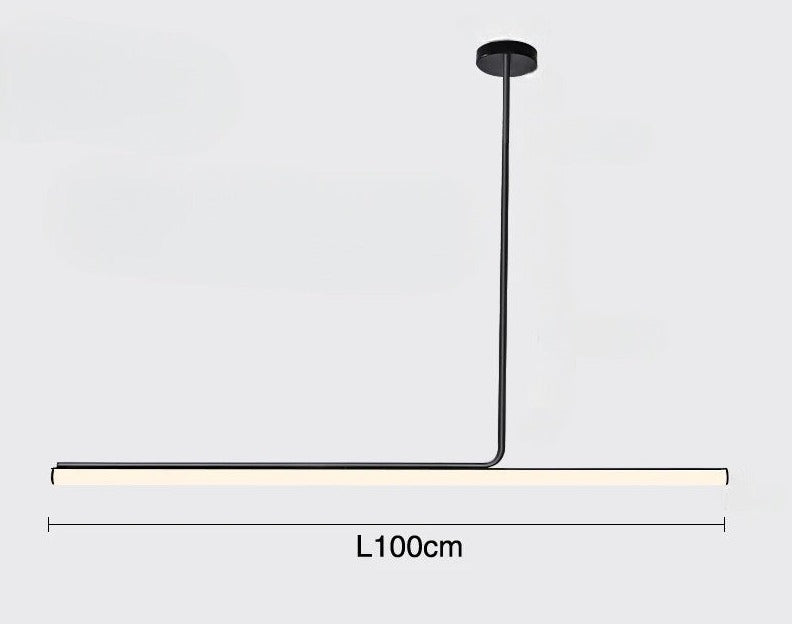 Hanglamp Minimalistisch met LED Lichtbalk en Verstelbare Kleurtemperatuur