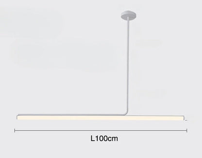 Hanglamp Minimalistisch met LED Lichtbalk en Verstelbare Kleurtemperatuur