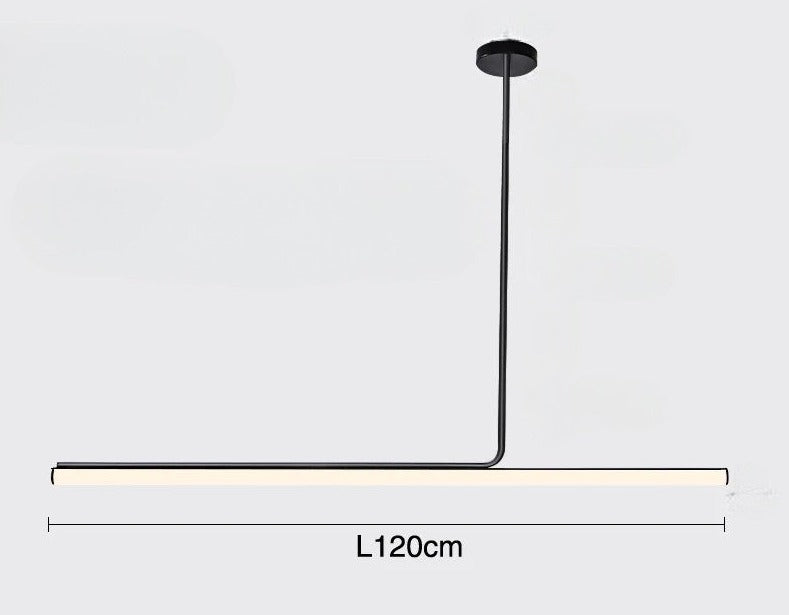Hanglamp Minimalistisch met LED Lichtbalk en Verstelbare Kleurtemperatuur