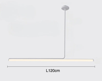 Hanglamp Minimalistisch met LED Lichtbalk en Verstelbare Kleurtemperatuur