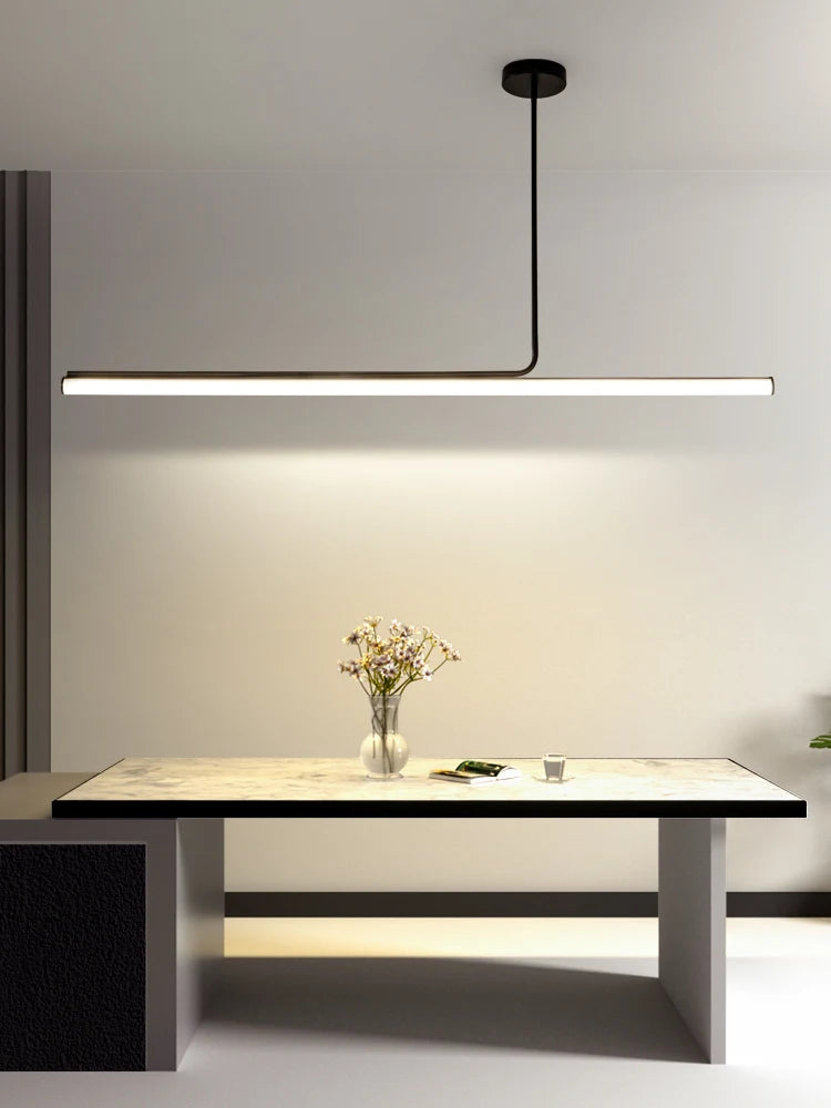 Hanglamp Minimalistisch met LED Lichtbalk en Verstelbare Kleurtemperatuur