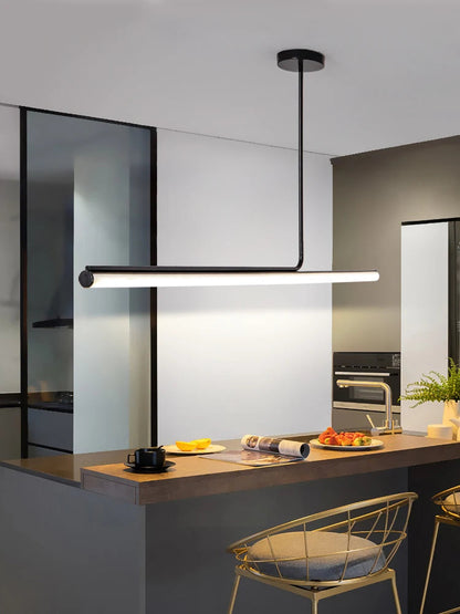 Hanglamp Minimalistisch met LED Lichtbalk en Verstelbare Kleurtemperatuur