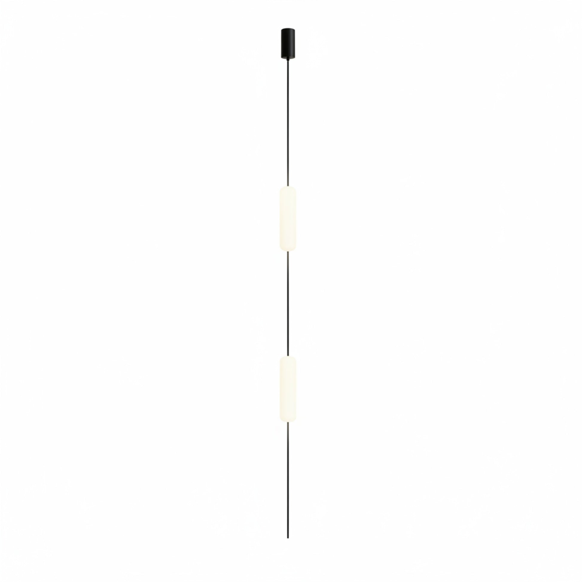 Hanglamp Minimalistisch met Ovale LED Lichtkolommen en Verstelbare Hoogte