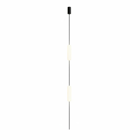 Hanglamp Minimalistisch met Ovale LED Lichtkolommen en Verstelbare Hoogte