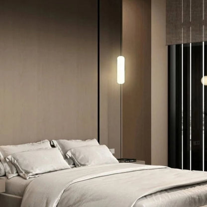 Hanglamp Minimalistisch met Ovale LED Lichtkolommen en Verstelbare Hoogte