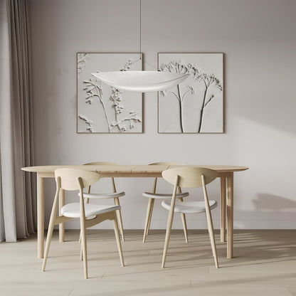 Hanglamp Minimalistisch met Wolkvormige Kap en Geïntegreerde LED