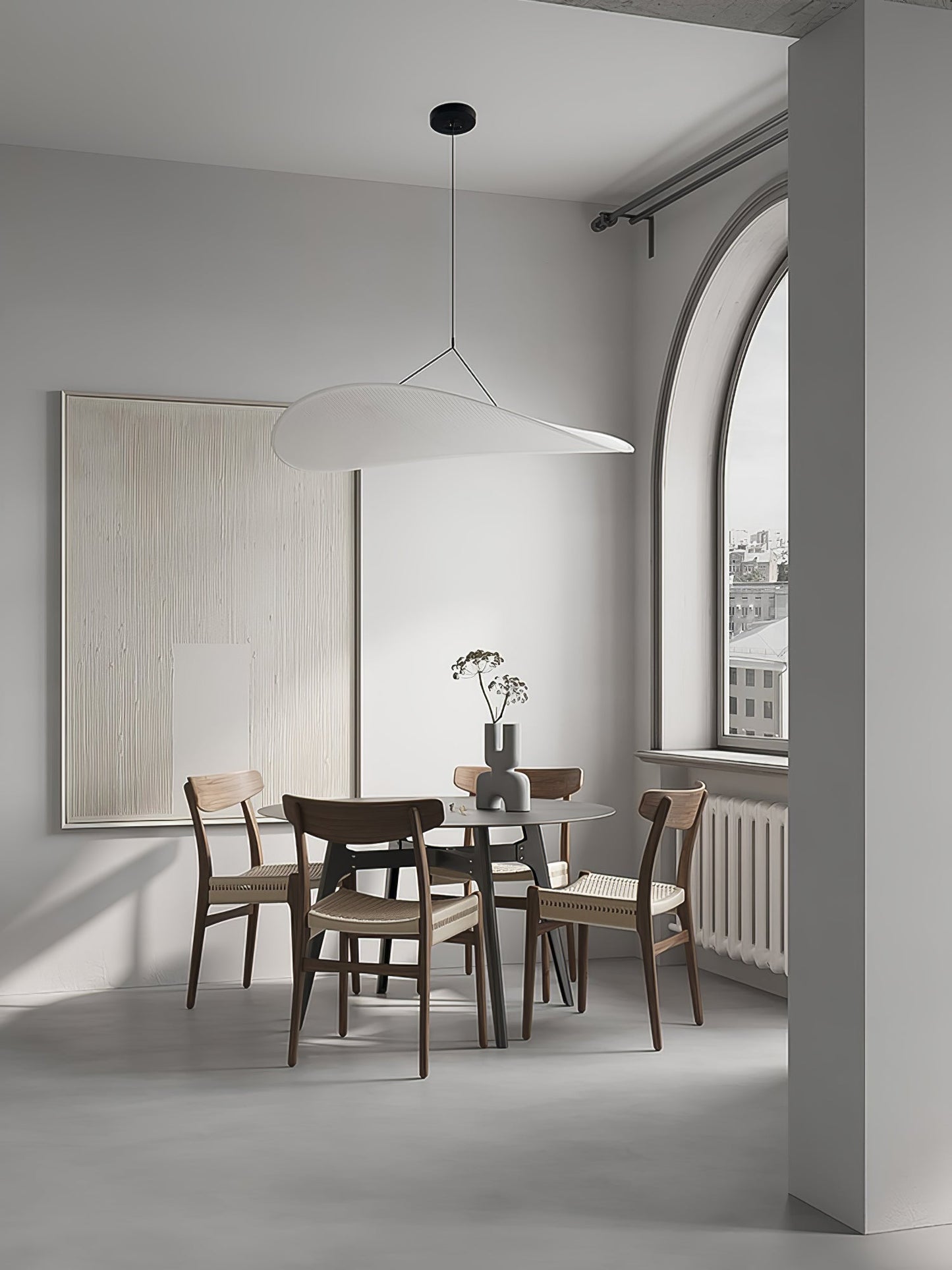 Hanglamp Minimalistisch met Wolkvormige Kap en Geïntegreerde LED