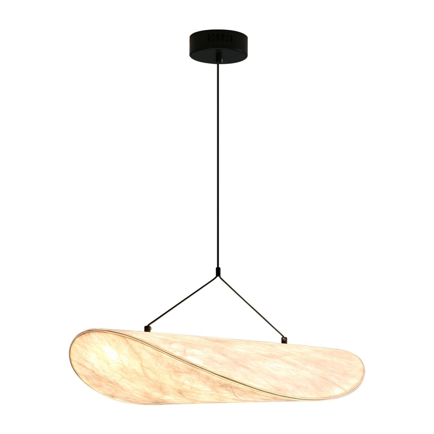 Hanglamp Minimalistisch met Wolkvormige Kap en Geïntegreerde LED