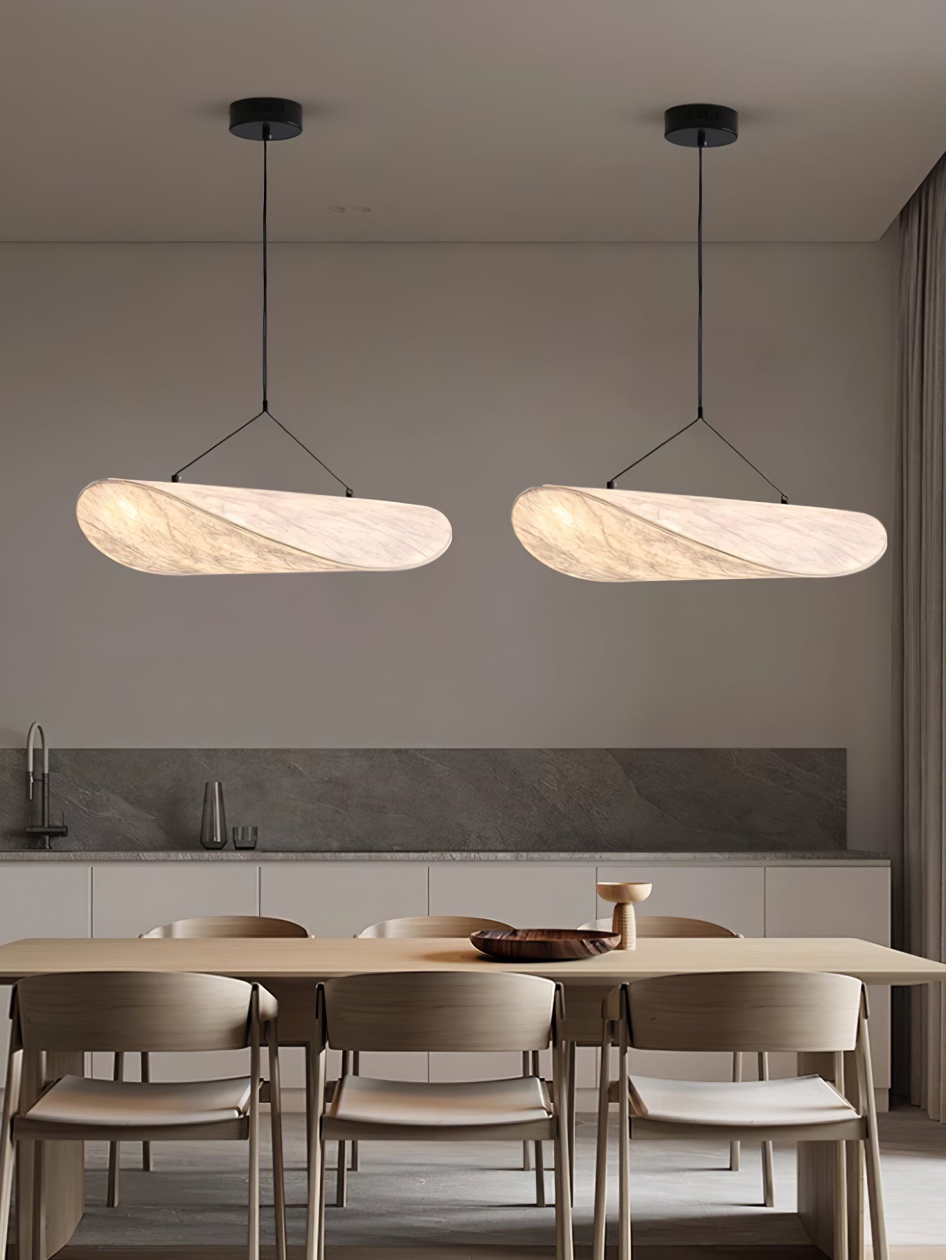 Hanglamp Minimalistisch met Wolkvormige Kap en Geïntegreerde LED
