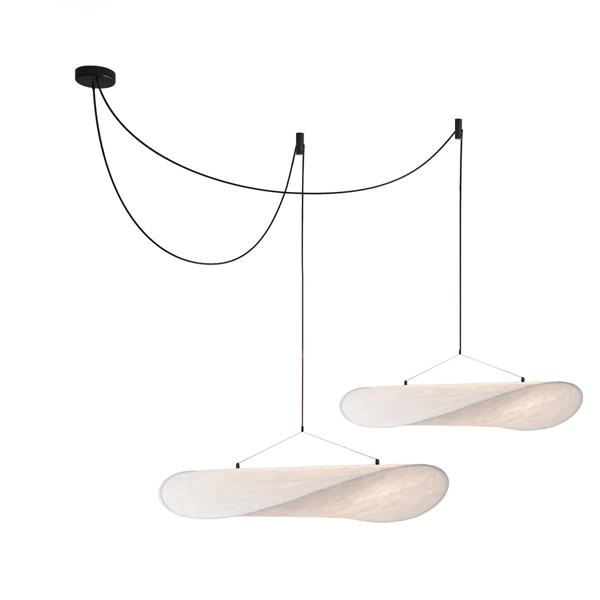 Hanglamp Minimalistisch met Wolkvormige Kap en Geïntegreerde LED