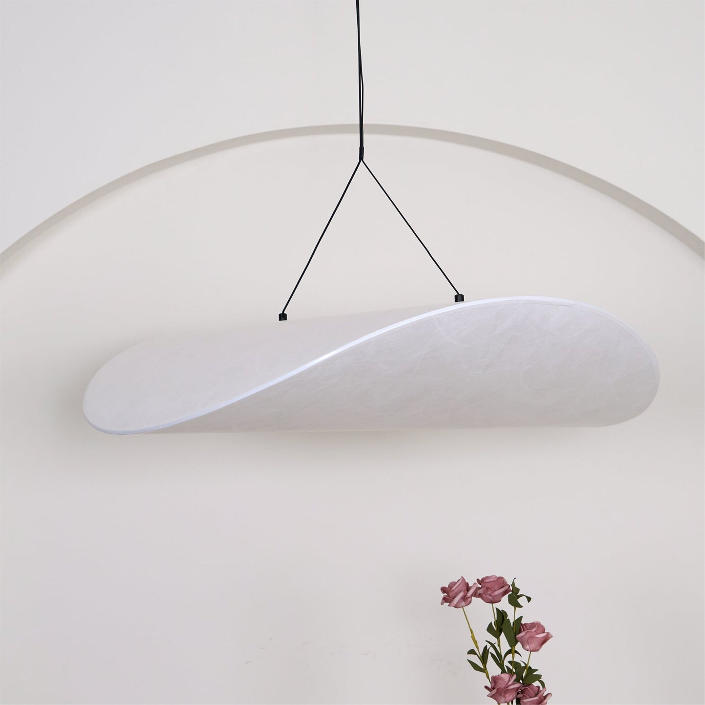 Hanglamp Minimalistisch met Wolkvormige Kap en Geïntegreerde LED