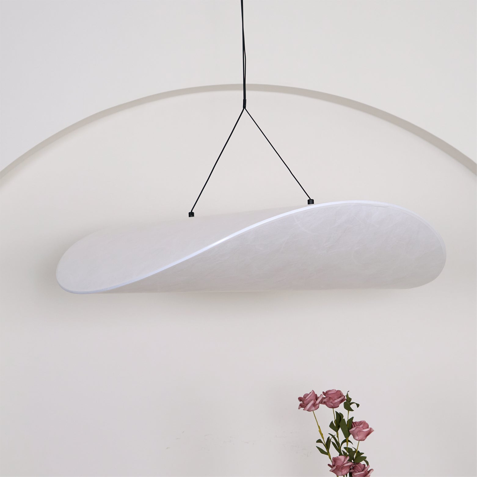 Hanglamp Minimalistisch met Wolkvormige Kap en Geïntegreerde LED