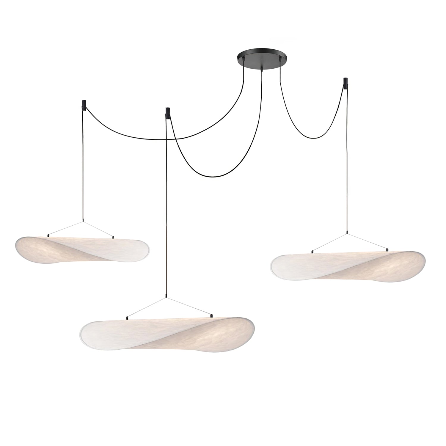 Hanglamp Minimalistisch met Wolkvormige Kap en Geïntegreerde LED