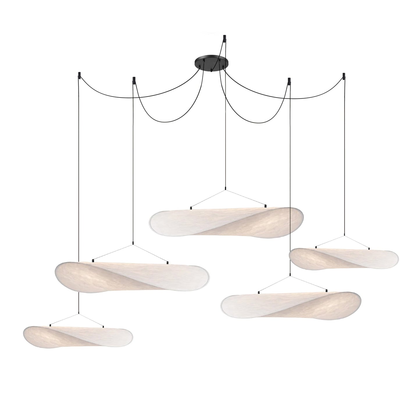 Hanglamp Minimalistisch met Wolkvormige Kap en Geïntegreerde LED