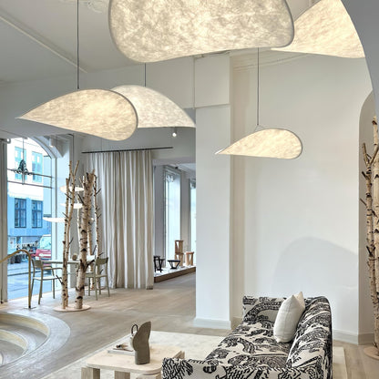 Hanglamp Minimalistisch met Wolkvormige Kap en Geïntegreerde LED
