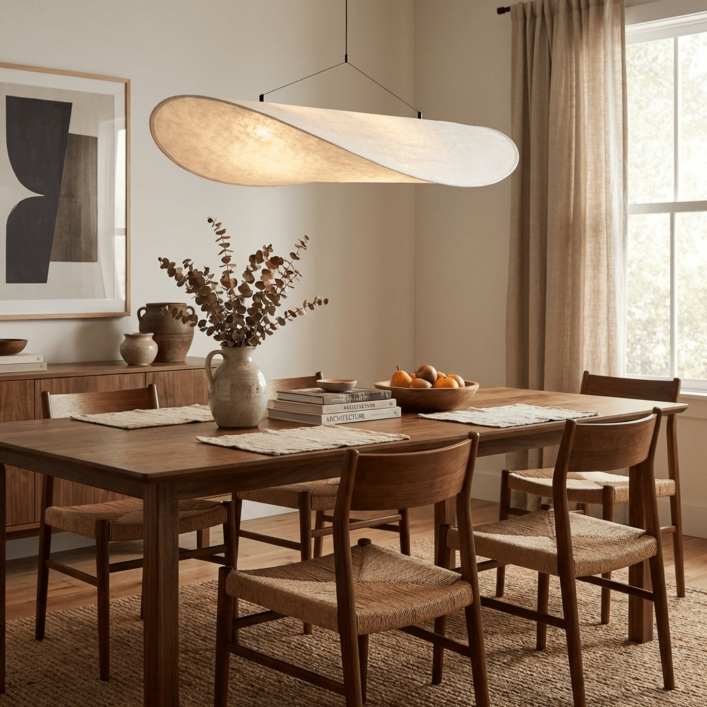 Hanglamp Minimalistisch met Wolkvormige Kap en Geïntegreerde LED