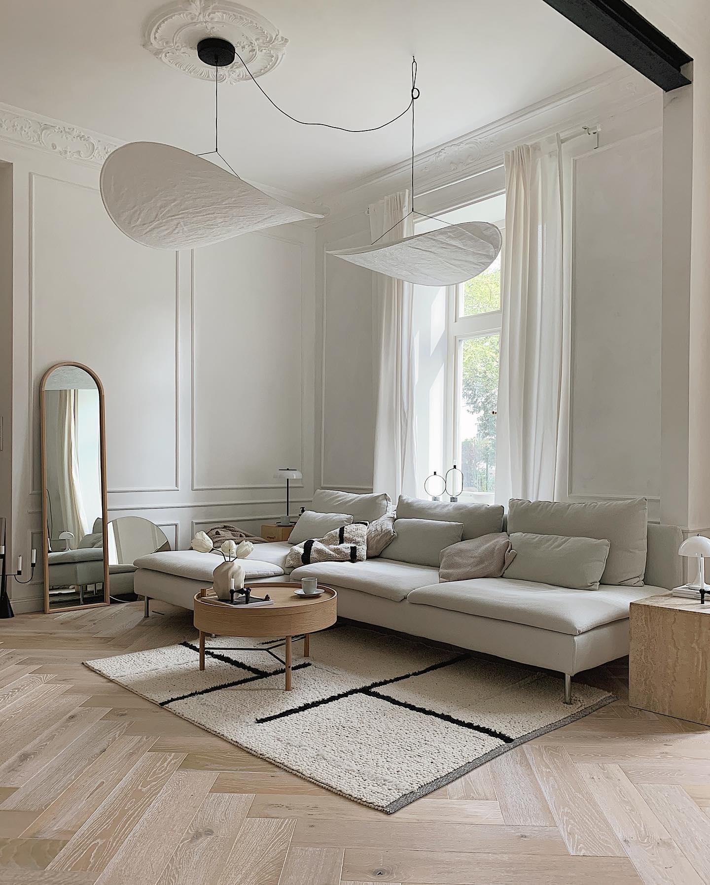Hanglamp Minimalistisch met Wolkvormige Kap en Geïntegreerde LED