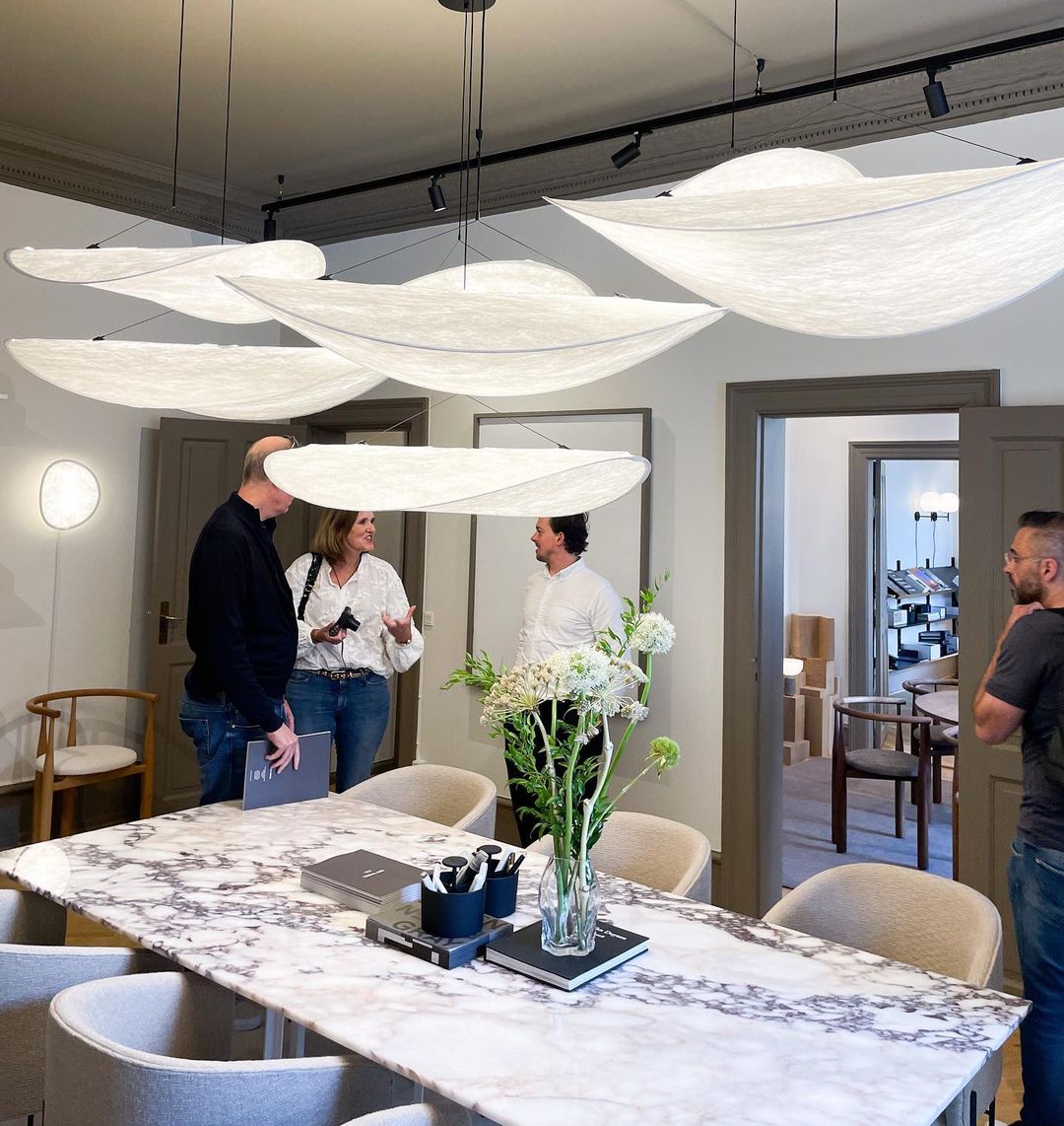 Hanglamp Minimalistisch met Wolkvormige Kap en Geïntegreerde LED