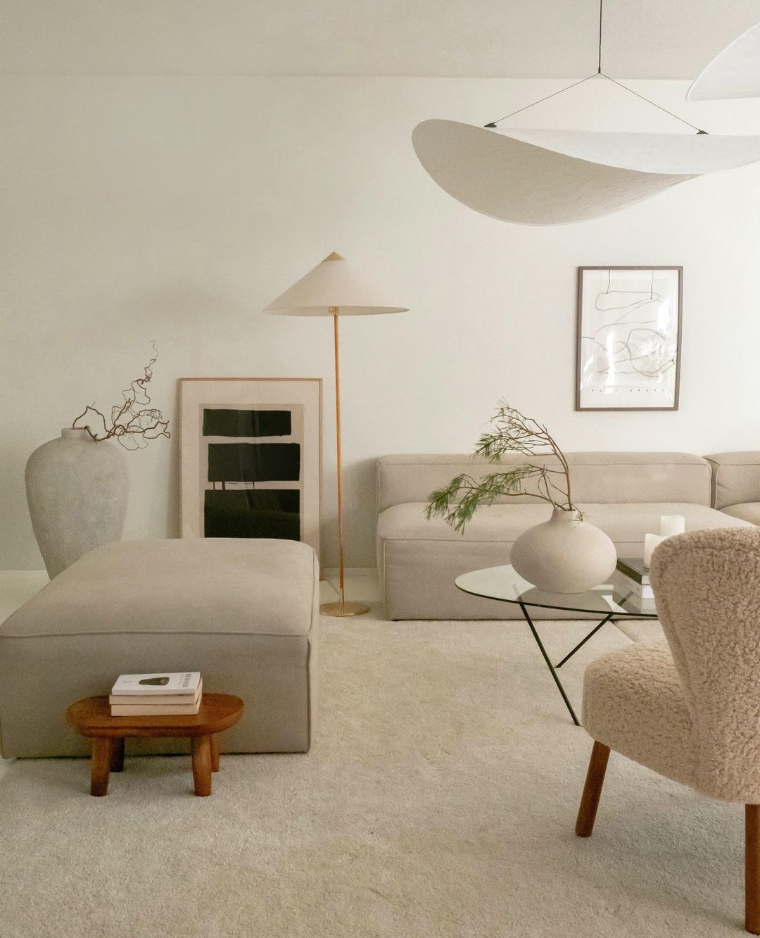 Hanglamp Minimalistisch met Wolkvormige Kap en Geïntegreerde LED