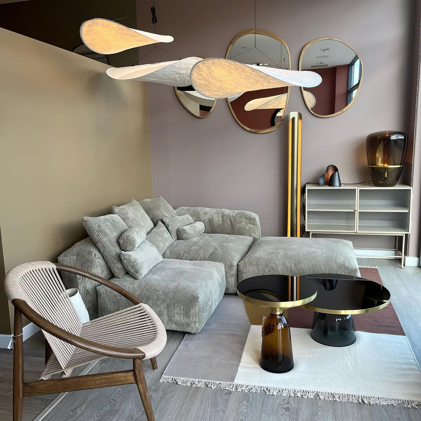 Hanglamp Minimalistisch met Wolkvormige Kap en Geïntegreerde LED