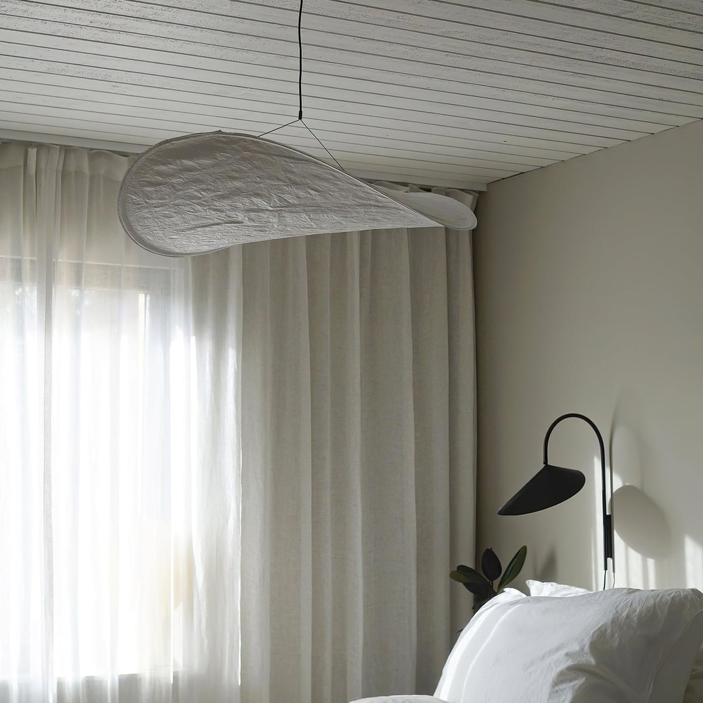 Hanglamp Minimalistisch met Wolkvormige Kap en Geïntegreerde LED