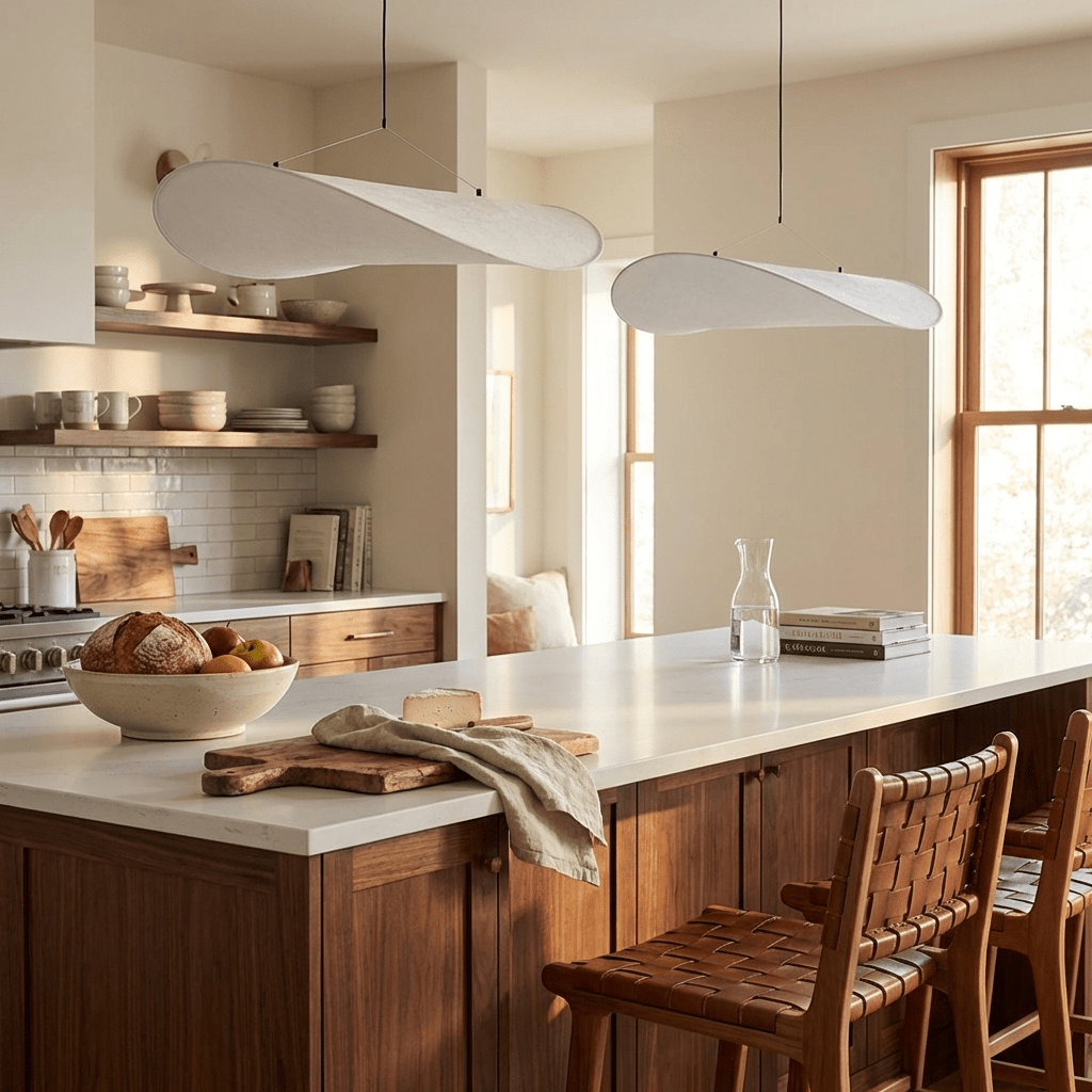 Hanglamp Minimalistisch met Wolkvormige Kap en Geïntegreerde LED