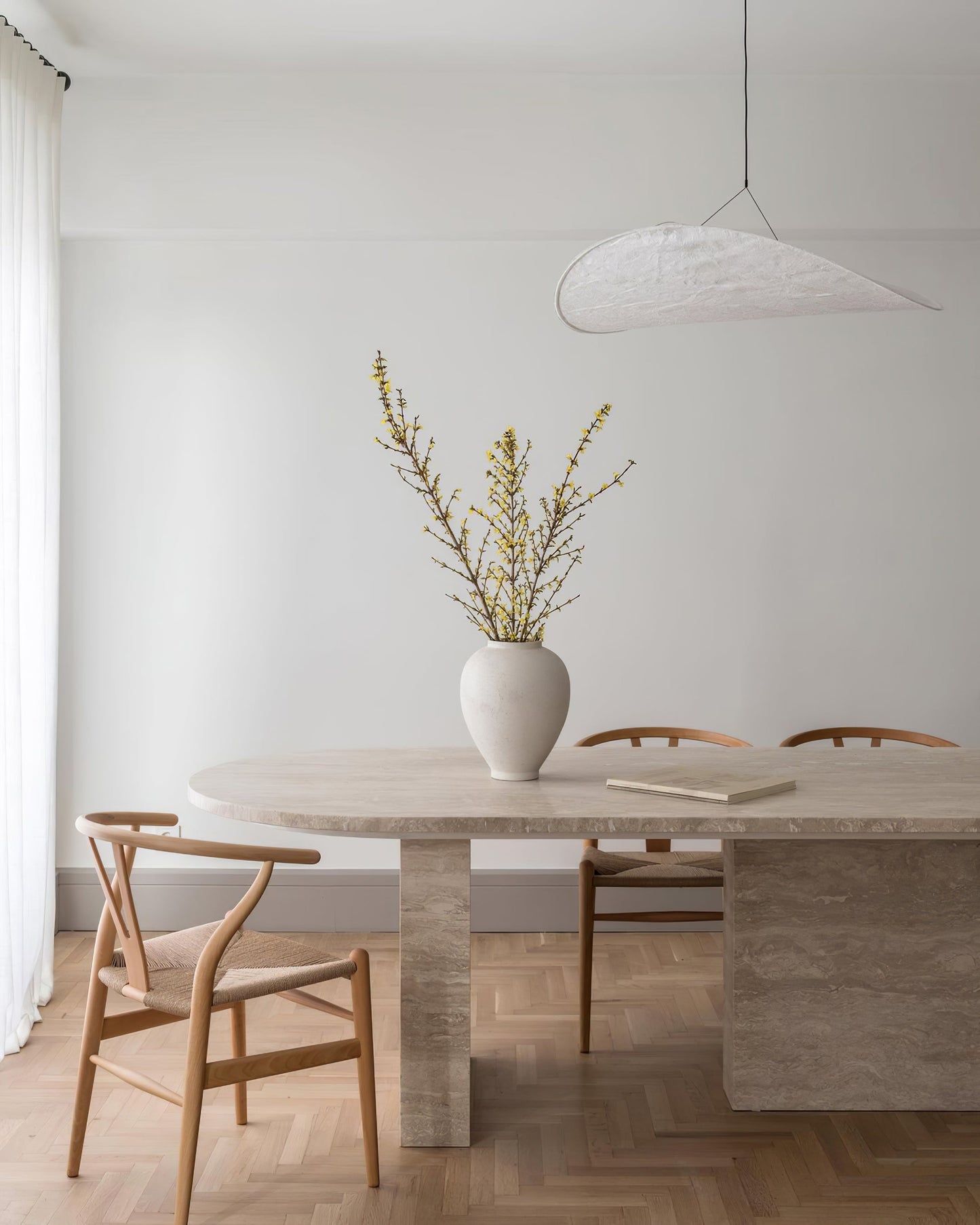 Hanglamp Minimalistisch met Wolkvormige Kap en Geïntegreerde LED