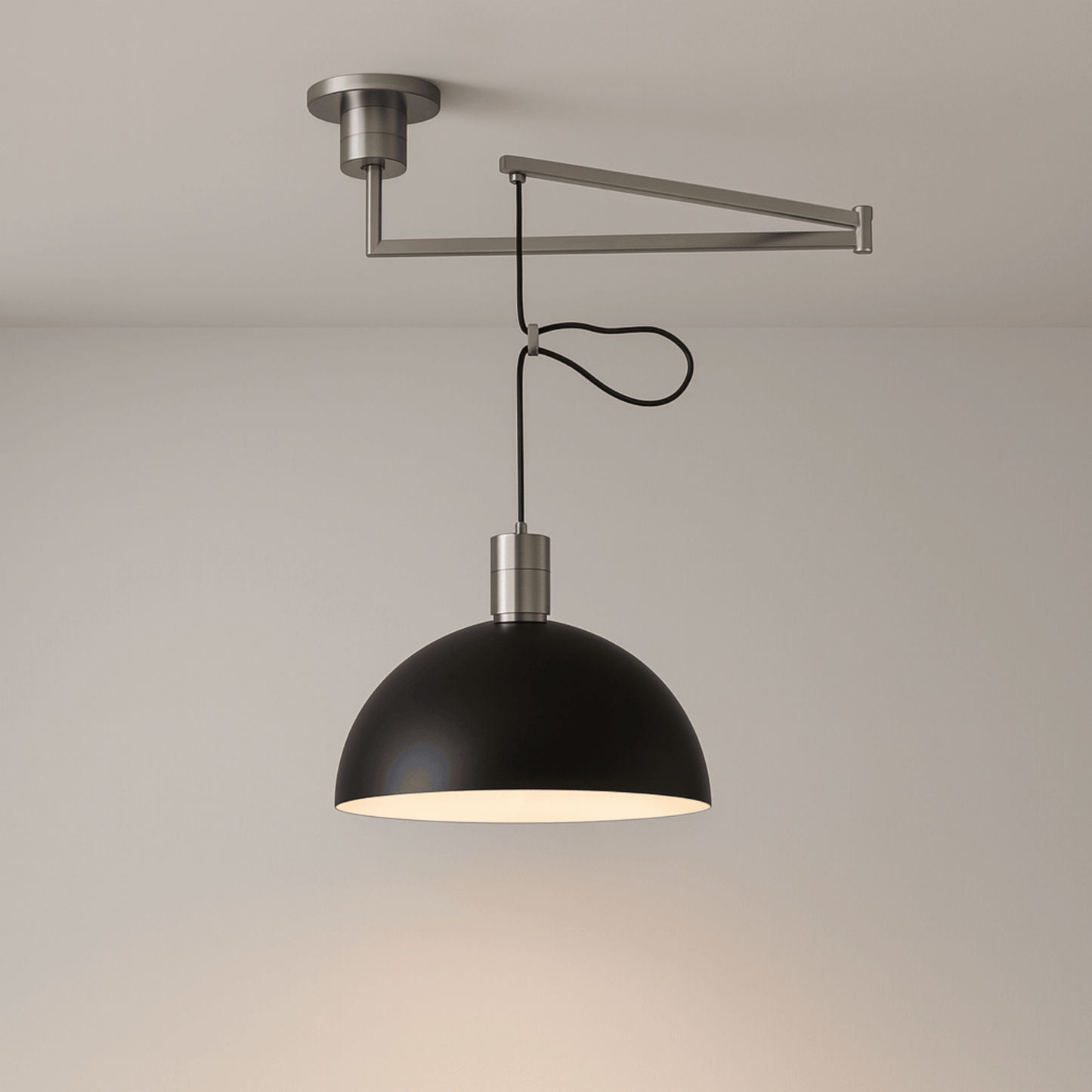Hanglamp Minimalistisch met Zwenkarm en Verstelbare Hoogte