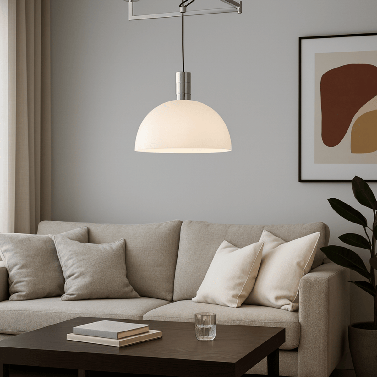 Hanglamp Minimalistisch met Zwenkarm en Verstelbare Hoogte
