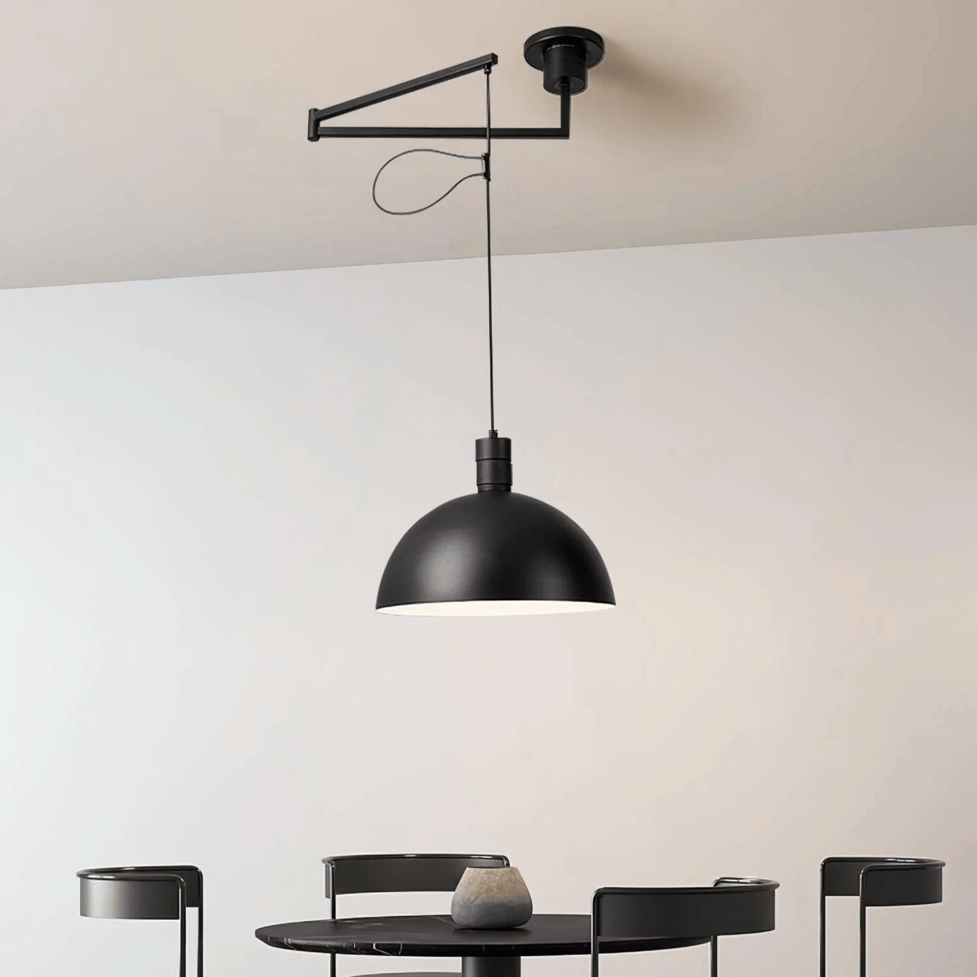 Hanglamp Minimalistisch met Zwenkarm en Verstelbare Hoogte