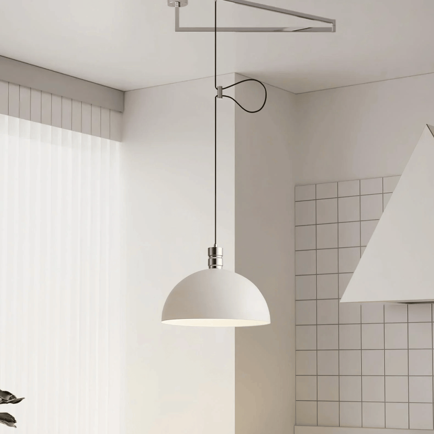Hanglamp Minimalistisch met Zwenkarm en Verstelbare Hoogte