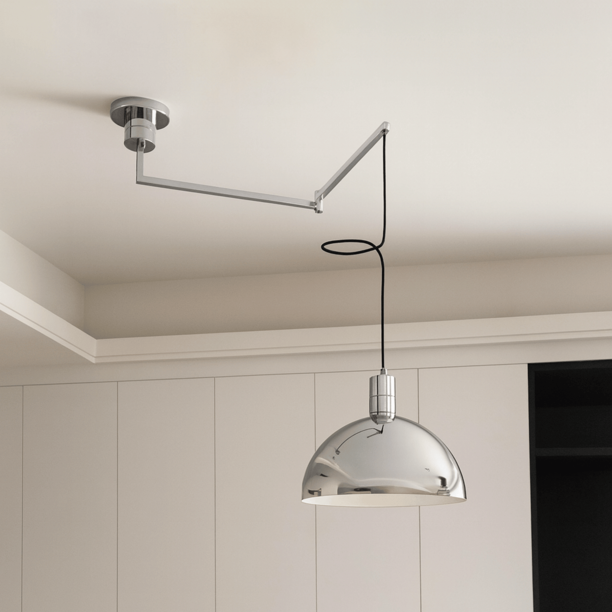 Hanglamp Minimalistisch met Zwenkarm en Verstelbare Hoogte