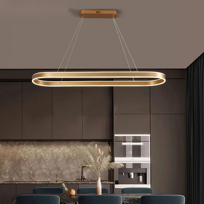 Hanglamp Minimalistisch Ovaal met Geïntegreerde LED en Dimfunctie