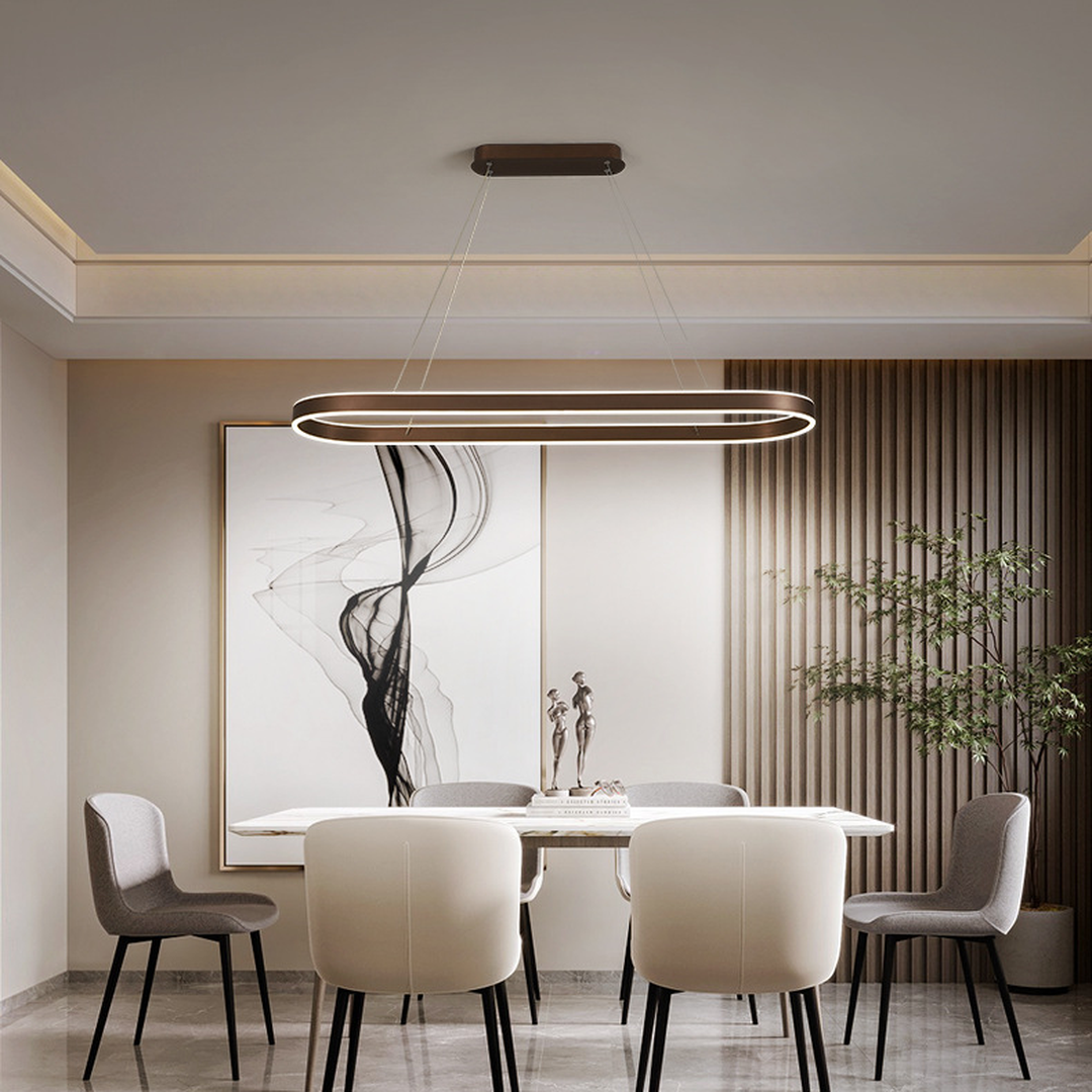 Hanglamp Minimalistisch Ovaal met Geïntegreerde LED en Dimfunctie