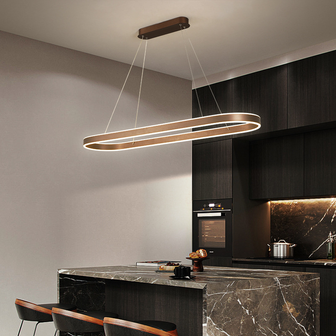 Hanglamp Minimalistisch Ovaal met Geïntegreerde LED en Dimfunctie