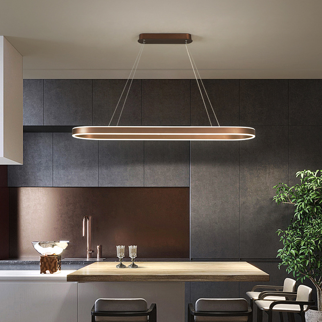 Hanglamp Minimalistisch Ovaal met Geïntegreerde LED en Dimfunctie