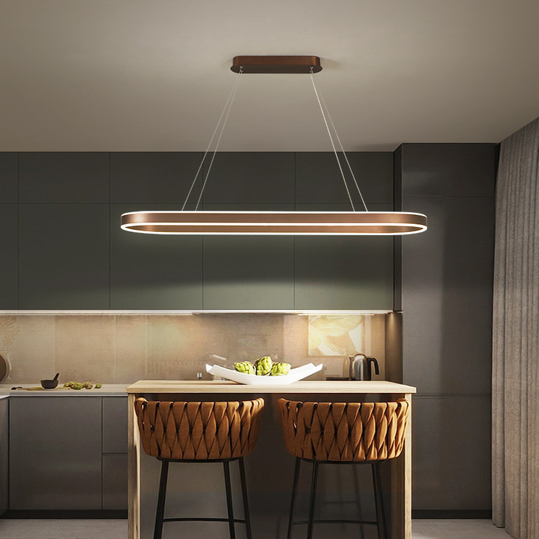 Hanglamp Minimalistisch Ovaal met Geïntegreerde LED en Dimfunctie