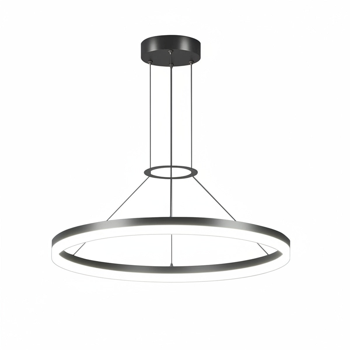 Hanglamp Minimalistisch Rond LED-Ring met Verstelbare Hoogte