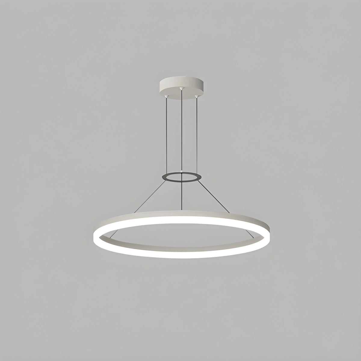 Hanglamp Minimalistisch Rond LED-Ring met Verstelbare Hoogte
