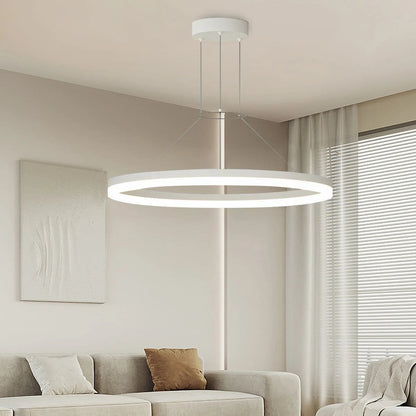 Hanglamp Minimalistisch Rond LED-Ring met Verstelbare Hoogte