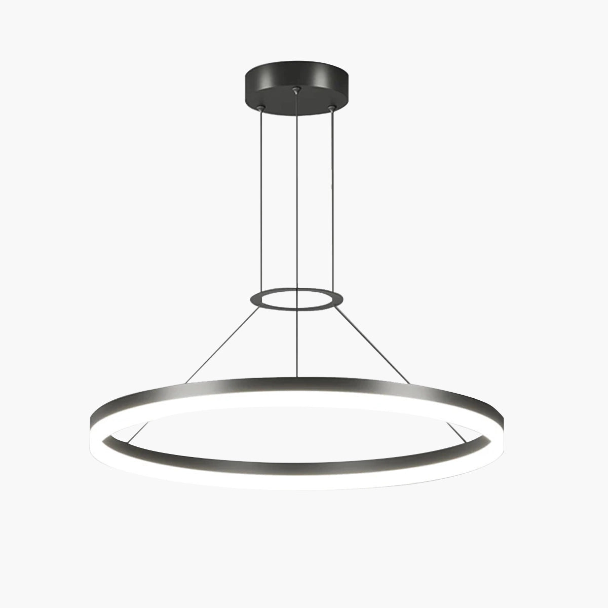 Hanglamp Minimalistisch Rond LED-Ring met Verstelbare Hoogte