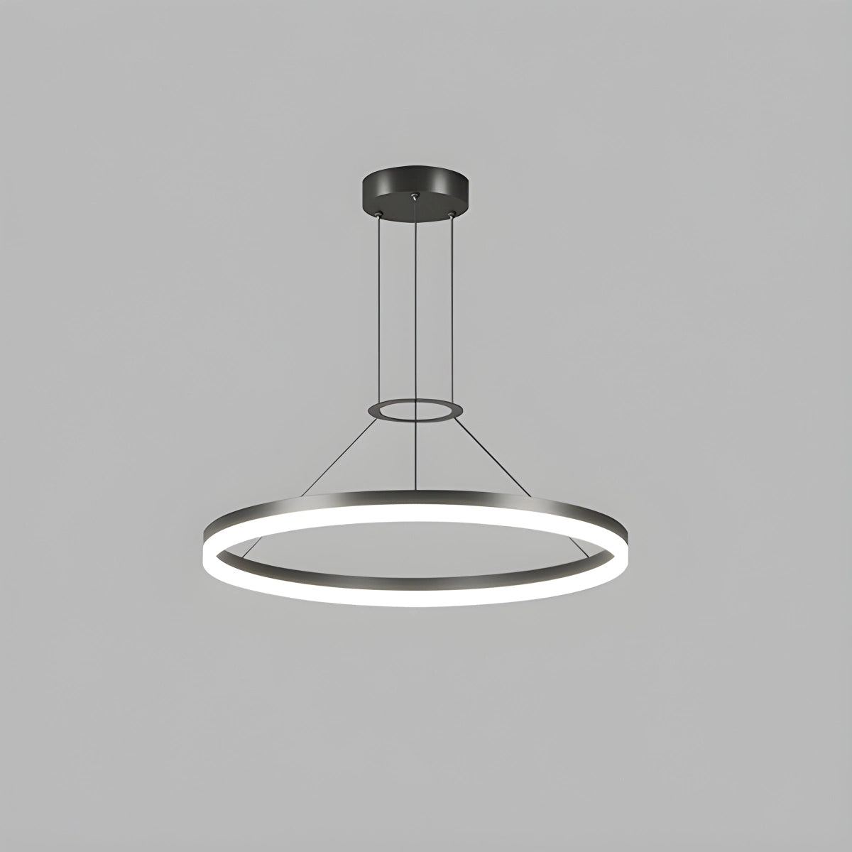 Hanglamp Minimalistisch Rond LED-Ring met Verstelbare Hoogte