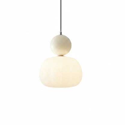 Hanglamp Modern met Bol Diffuser en Metalen Accent