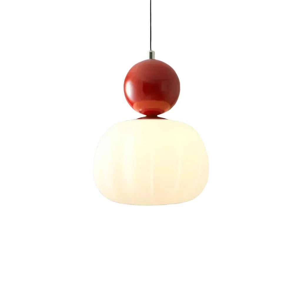 Hanglamp Modern met Bol Diffuser en Metalen Accent