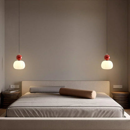 Hanglamp Modern met Bol Diffuser en Metalen Accent