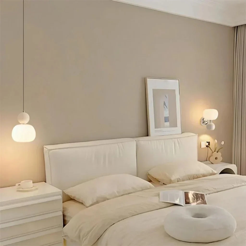 Hanglamp Modern met Bol Diffuser en Metalen Accent