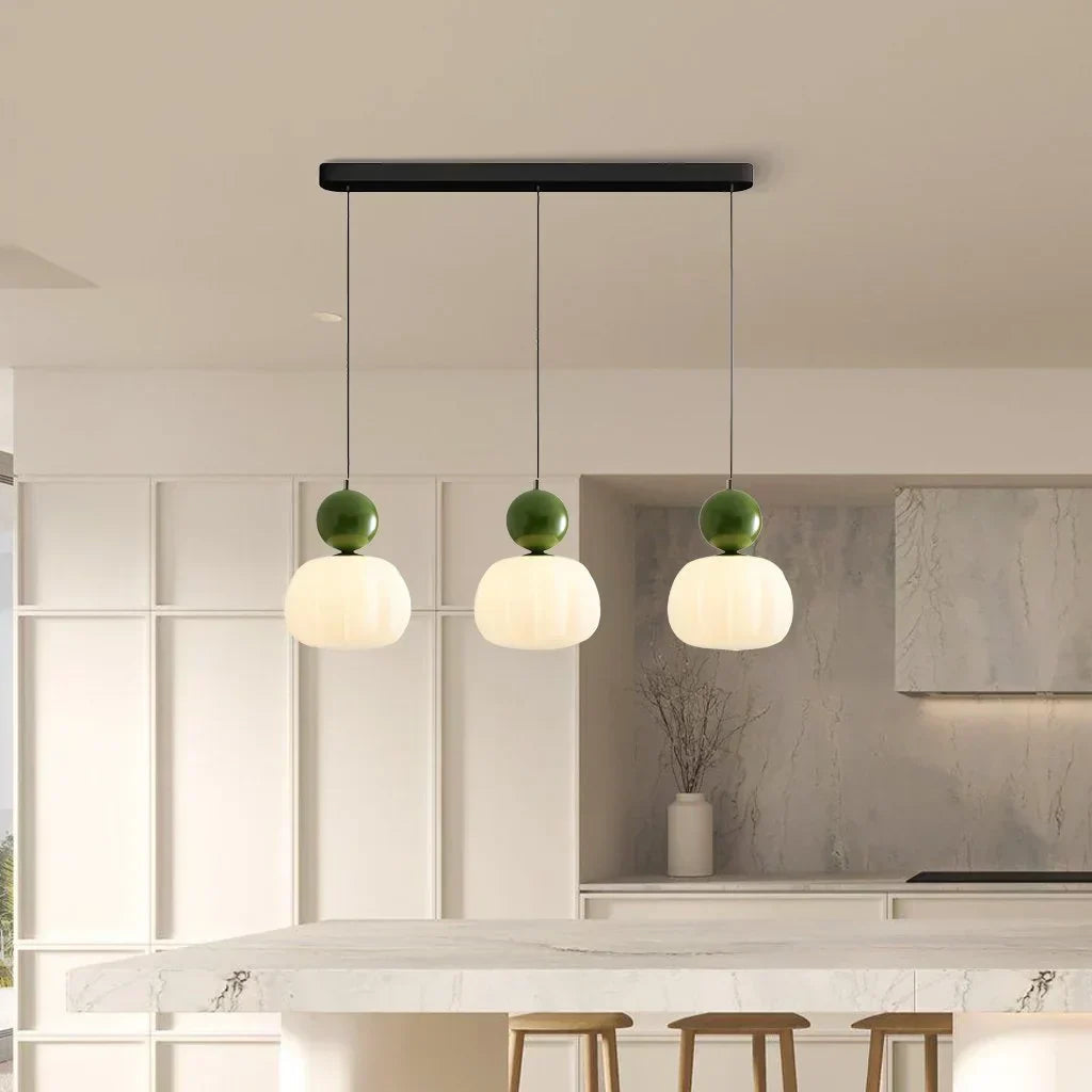 Hanglamp Modern met Bol Diffuser en Metalen Accent