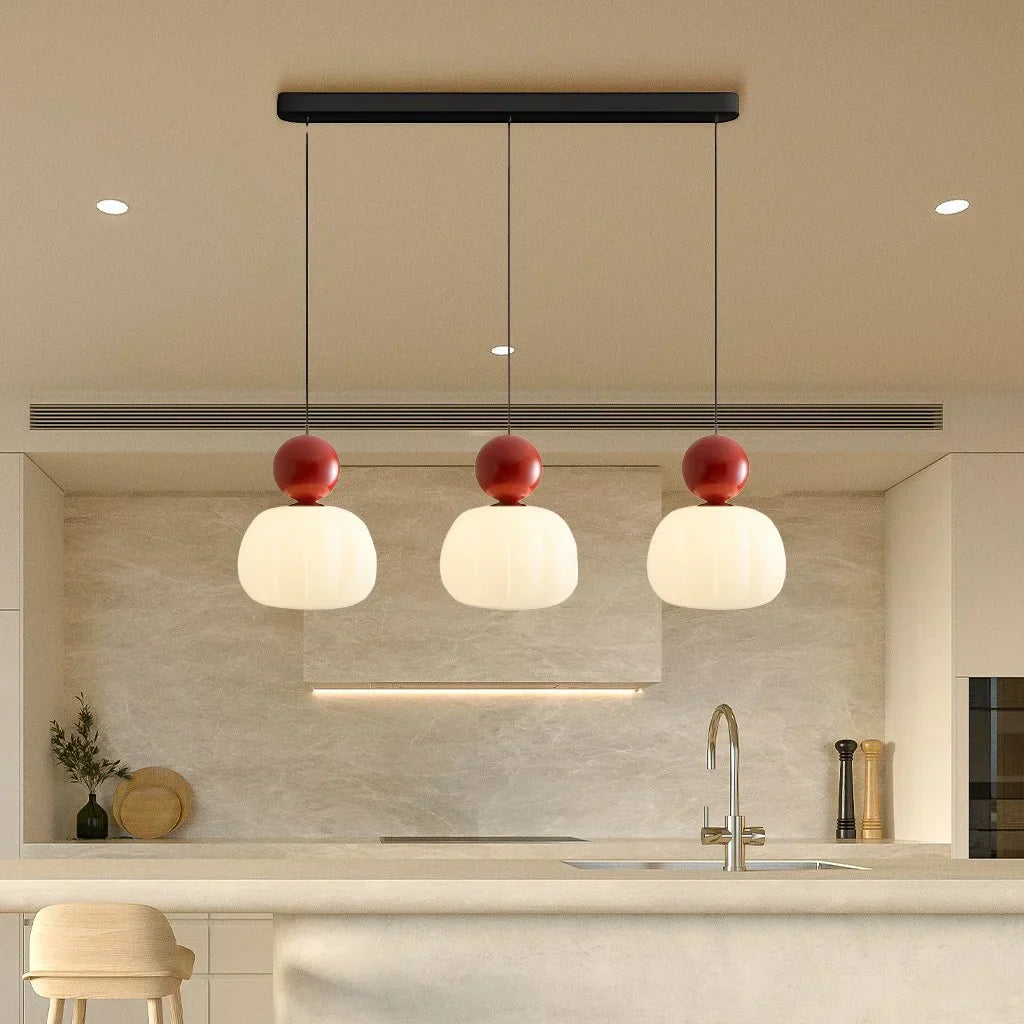 Hanglamp Modern met Bol Diffuser en Metalen Accent
